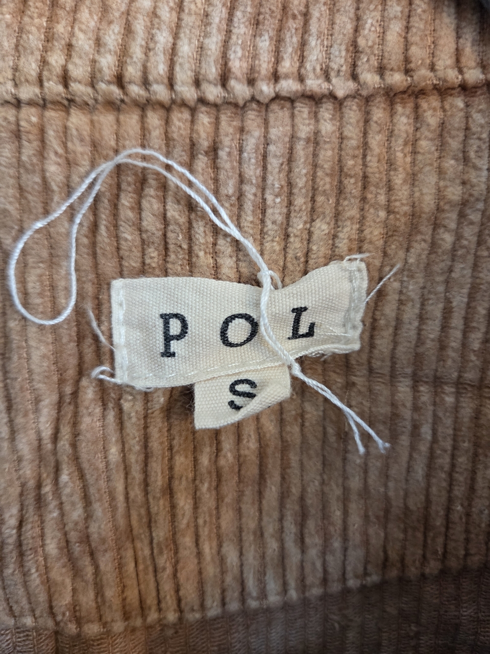 POL Corduroy Patchwork Jacket - Tan Embellished - Picture 2 of 6